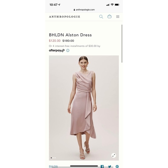 Bhldn Alston Bridesmaid Dress 